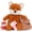 Red-Fox bag, variant on MorisMos Red Panda Stuffed Animal, Stuffed Mommy Red Panda Plush Toy with 3 Baby Pandas