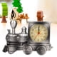 thumbnail image 5 of Reloj Despertador Retro, Reloj Despertador Estilo Tren, Sonido Grande, Funciona Con Pilas, Lectura Fácil, Exquisito Para La Oficina Para Niños, 5 of 8
