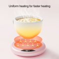 thumbnail image 6 of Thermostatic Mug Warmer Electric Coffee Cup Heated with 3-temp Settings Waterproof Usb Plug-play Water Cup Heating Pad, 6 of 7