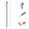 thumbnail image 3 of Unique Bargains 1 Set Washable Replacement Straw and Cover Gray Silicone, 3 of 5