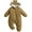 Brown, variant on 3-24M Infant Hooded Thick Romper Long Sleeve Zipper Fleece Warm Winter Coat for Baby Toddler Boys Girls