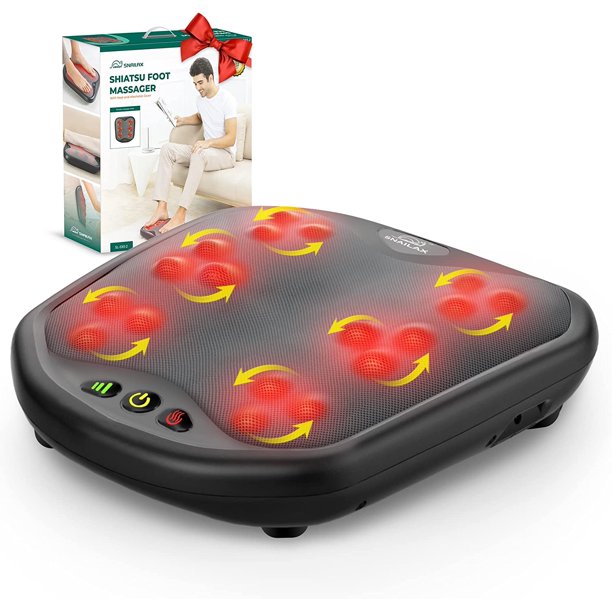 Snailax Shiatsu Foot Massager with Heat, Electric Foot Massager Machine