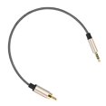 thumbnail image 3 of 5x Cable de Audio Jack de 3,5 Macho Cable Auxiliar Coaxial de Sonido de para Dispositivos en Casa 5 piezas, 3 of 8