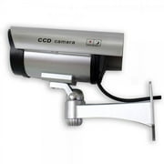 SAFEGUARD Anti-theft Dummy Security Camera | Red Flashing LED Light | Realistic Appearance & Adjustable Neck | Easy Installation