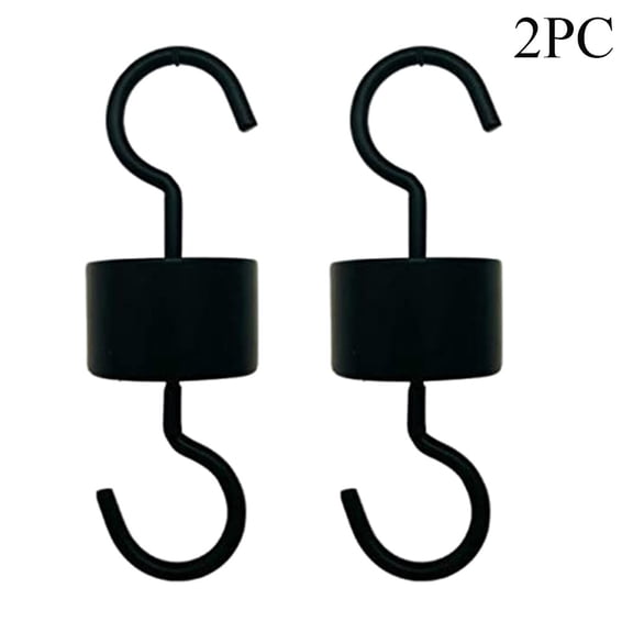 2PC Hummingbird Feeder Ant Moat, Hummingbird and Oriole Feeder Hanging Ant Guard, Feeder Accessory Hooks,Black