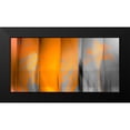 thumbnail image 2 of PI Studio 24x14 Black Modern Framed Museum Art Print Titled - Orange Shades, 2 of 5