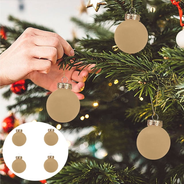Xihbxyly Ofertas de Liquidación de Hoy Ofertas Prime Bolas de Navidad Bolas Flocadas para Árbol de Navidad Adornos de Plástico Adornos Colgantes Decorativos de Navidad Decoración para Árbol de Navida
