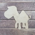 thumbnail image 2 of 7"Camel, Unfinished Wood Art Shape by Wooden Craft Cutouts, 2 of 2
