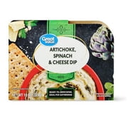 (2 pack) (2 Pack) Great Value Artichoke, Spinach & Cheese Dip, 10 oz