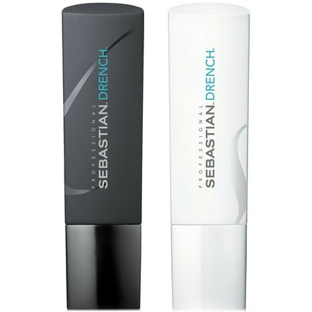 Sebastian Drench Moisturizing Hair Shampoo and Conditioner 8.4 Oz Duo Set