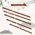 thumbnail image 6 of Key of G Flute Bitter Bamboo Dizi Traditional Chinese Handmade Woodwind Instrument with Storage Bag Chinese Knot for Children Adults Beginners, 6 of 7