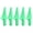 Green, variant on Rupoun 5 Pcs J.60039 Safety Test Clips Multifunction Test Clamp with 4mm Banana Socket for Electronic Instruments CAT II 1000V 32A Max Multimeter Leads Probe (Red)
