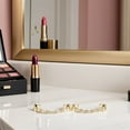 thumbnail image 4 of LOLIPPYY 1 Set Rhinestone Mouth Accessory Golden Copper Punk Teeth Grill For Women Casual Outing Hip Hop Performance, 4 of 8