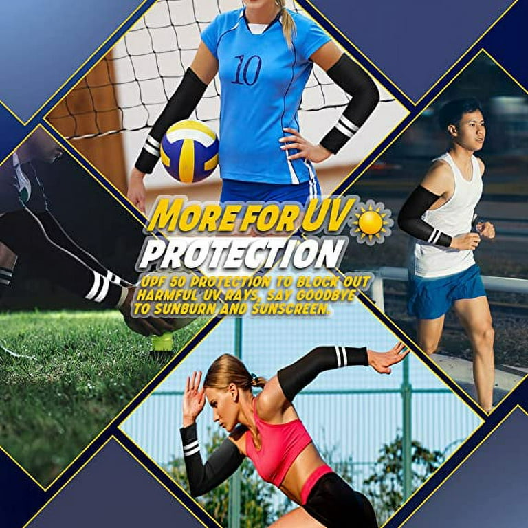 Pairs Arm Sleeves for Men Women UV Arm Sleeves Sun Protection - Main Image