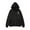 Black, variant on Lorytime Full Zip Hoodies for Men Letter Print Sweatshirt Long Sleeve Drawstring Pullover with Pocket Tops Black L