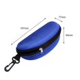 thumbnail image 2 of Visland Sunglasses Case, Portable Travel Zipper Eyeglasses Frame glasses Case Hook For Mens and womens, 2 of 2