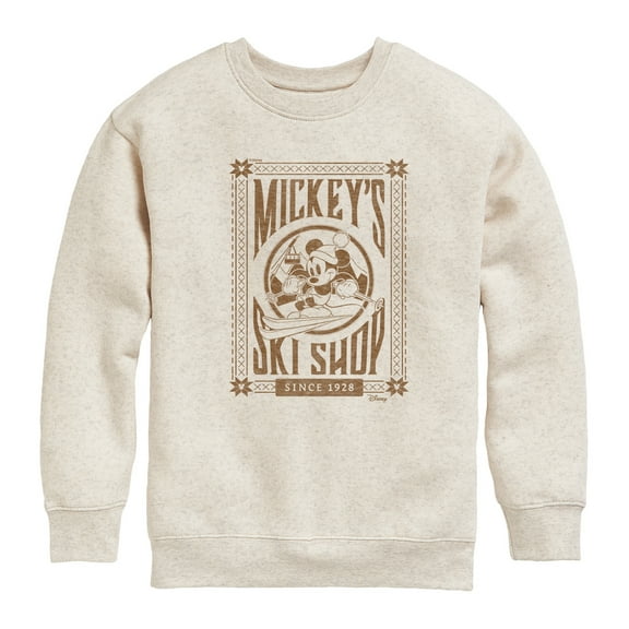 Disney - Mickeys Ski Shop - Toddler & Youth Crewneck Fleece Sweatshirt
