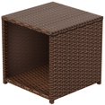 thumbnail image 2 of Wynston Ensemble de Table Cube et Carré en Osier/rotin 2 Pcs, 2 of 10
