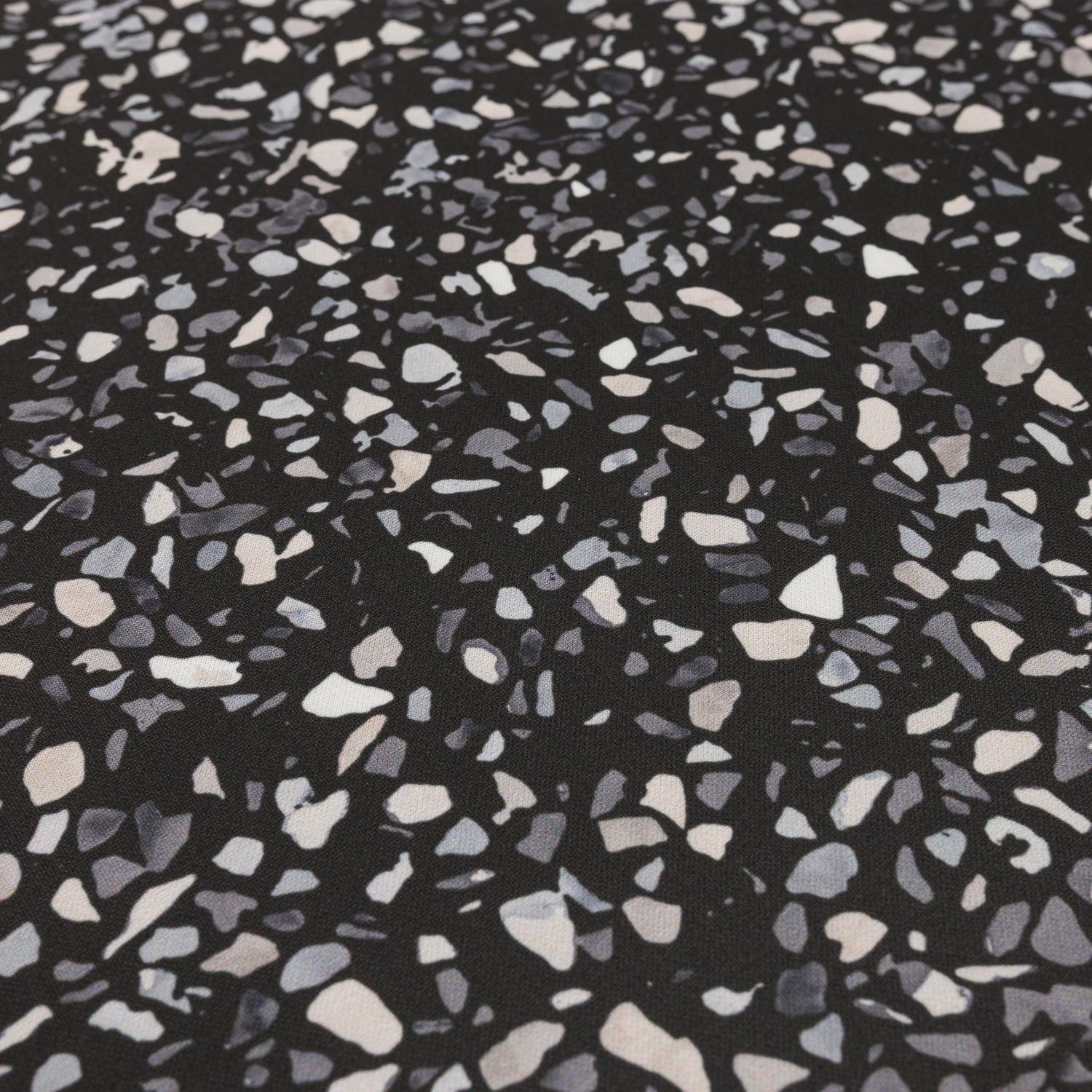 Mohawk Home - Tapis de cuisine noir de 45,7 cm × 76,2 cm (1 pi 6 po × 2 pi 6 po) Terrazo Tile