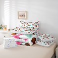 thumbnail image 6 of Homewish Funny Dachshund Animal 7-Piece Twin Bedding,Pretty Hibiscus Flower Bedding Comforter Set,Ocean Wave Decor,Colorful Stars Reversible, 6 of 8