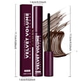 thumbnail image 2 of Waterproof Volume Mascara, Long‑Lasting Smudge‑Proof Curling Eyelash Mascara, Silk Fiber Lash Mascara, All Day Exquisitely Full, Long, Thick, Long-Lasting No Flaking Lash Extensions, 2 of 9