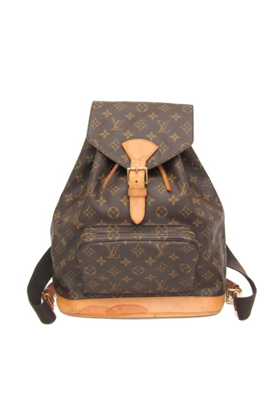 Pre-Owned Louis Vuitton Monogram Montsouris GM M51135 Women's Backpack Brown (Good)