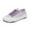 Purple, variant on Cyiecw Canvas Sneakers for Women Fashion Lace-up Canvas Shoes Low Top Comfortable Casual Shoes