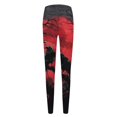 thumbnail image 7 of WULMLEO Women's Digital Skull Printted Ankle Elastic Tights Legging Red M, 7 of 7
