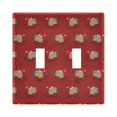 thumbnail image 2 of Dailycode Light Switch Plate Covers 3 Gang Wall Plate Plastics Outlet Covers for Kitchen Home Office Decor Capybara with Christmas Head, 2 of 8