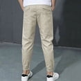 thumbnail image 7 of SJLDQY Boys Joggers Summer Lightweight Sweatpants for Boys Solid Color Loose Athletic Trousers with Pockets, 7 of 7