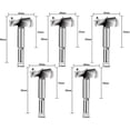 thumbnail image 2 of Broca de carburo de 35/40/45/50/60mm de diámetro, fresa para madera, lente objetivo para carpintería que forma 5 uds (hy), 2 of 5