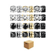 thumbnail image 1 of 12 Pares Aretes Falsos de Iman acero Inoxidable Belug Dorado, Plateado, 1 of 5