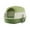 Green, variant on Fwttom Plastic Cat Litter Boxs, Cats Litter Box Cats Litter Tray with Lid Covered Large with Fully Enclosed Litter Pan Cats Toilet Tray Pussy Litter Box Splashly-Proof with Cover Shovel