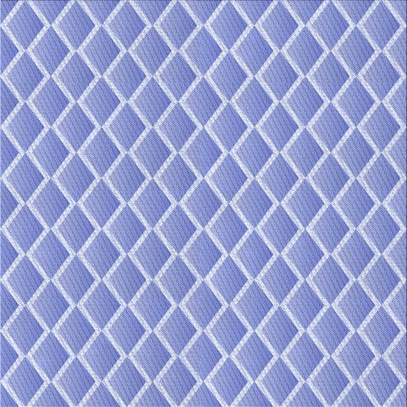 Ahgly Company Machine Washable Indoor Square Transitional Light Slate Blue Area Rugs, 6' Square