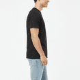 thumbnail image 4 of Hanes Essential-T T-Shirt for Men - Short Sleeve Crew Neck 100 Cotton Tee - Black, Pack 6, Size-L, 4 of 5