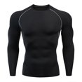 thumbnail image 1 of Men's T-shirt Men Running Sport T Shirt Men Compression Fitness Tops Tee Quick DryTight Training Gym Sport Running Shirts Jersey, 1 of 4
