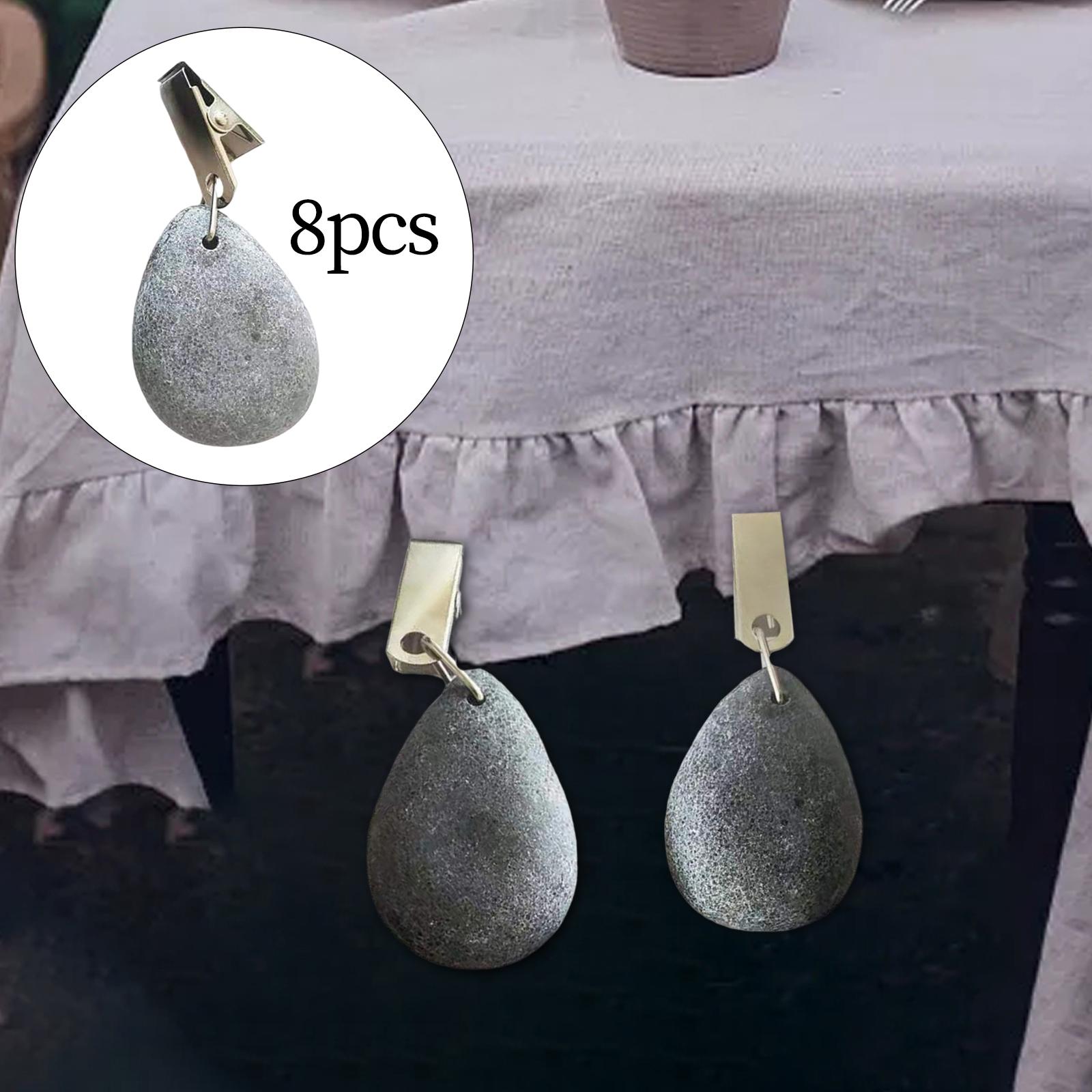 8 Pinces Poids De Nappe En Forme D'Oiseaux - Résine Et Fer, 5.7 Cm, Pour Pique-nique, Mariage, Décoration De Table