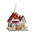 thumbnail image 2 of Adorno de mesa de madera para casa de pueblo navideña pequeña, juguete para niños, adornos en miniatura Estilo B, 2 of 9
