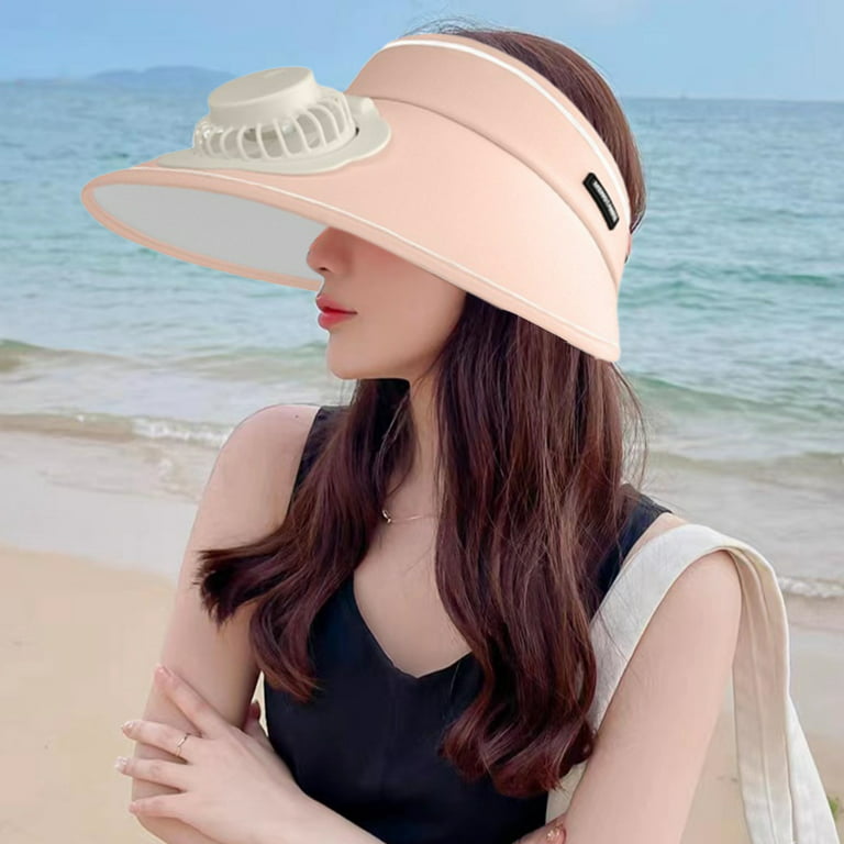 Womens Sunhats Women Summer Sun Hat Women Adjustable Anti Outdoor Riding  Large Hat Sun Visor Womens Camping Hat