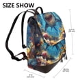 thumbnail image 2 of Sikiie Colorful Underwater Shark Women Genuine Leather Backpack Fashion Rucksack Daypack Leather Casual Travel Backpacks for Women, 2 of 4