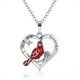 thumbnail image 1 of Corazón colgante collar aleación mujer cuello cuello madre romántico gargantilla joyería adolescentes boda cumpleaños regalos decoraciones tipo 3 Inevent AP004895-03, 1 of 7