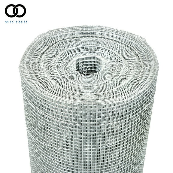 Hardware Cloth 1/4in Galvanized Welded Mesh Wire Metal Chicken Fence 48in x100ft