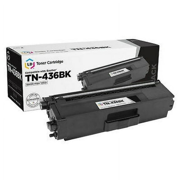 LD Products Compatible Toner Cartridge Replacement for Brother TN-436 TN436 TN436BK TN433 TN431 Super High Yield (Black) for use in HL-L8360CDW, HL-L8360CDWT, HL-L9310CDW, HL-L9310CDWTT, MFC-L8900CDW