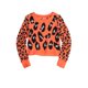 thumbnail image 1 of Justice Girls Glitter Animal Sudadera, Naranja, 12 Justice Camisa de entrenamiento, 1 of 2