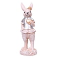 thumbnail image 3 of Estatua de conejo de Pascua, figura de conejo, escultura de animal, adorno de mesa para escritorio Corazón de oro, 3 of 9