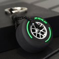 thumbnail image 1 of Llavero con forma de neumático pequeño de goma suave con personalidad y rueda de doble cara, accesorio para llavero con forma de neumático, regalo, 1 of 6