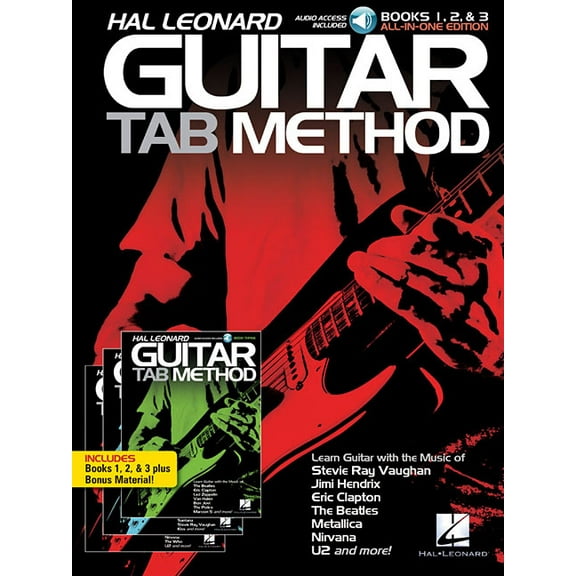 Hal Leonard Guitar Tab Method: Books 1, 2 & 3 All-In-One Edition! Book/Online Audio, (Paperback)