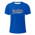 thumbnail image 6 of Autism Awareness Shirt for Men Women 2026 Summer Casual Short Sleeve Crewneck Neurodiverse Universe Graphic Tee Shirt, 6 of 7