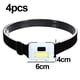 thumbnail image 2 of Paquete de 4 linternas LED para faros delanteros para adultos y niños, luz de inundación COB, lámpara de cabeza ultrabrillante, 2 of 6