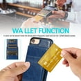 thumbnail image 4 of Feishell Fit for iPhone 7/8/SE 2020/SE 2022 Case with Credit Card Slots,Shockproof Premium PU Leather Magnetic Buckle Vertical & Horizontal Kickstand Back Flip Wallet Protective Phone Cover,Darkblue, 4 of 7
